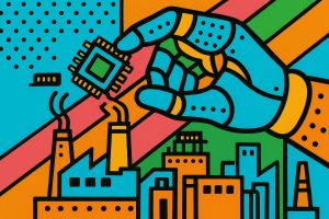 AI That Builds the World It Works In